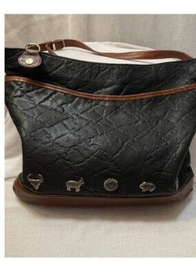vintage Marco Avané two-tone leather handbag